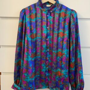 shoulder padded blouse